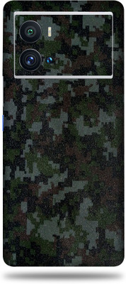 OggyBaba Vivo Iqoo 9 Pro 5G Mobile Skin(Digital Camouflage Multicolor Skin With Ultra Matte Finish)