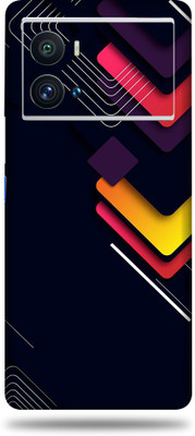 OggyBaba Vivo Iqoo 9 Pro 5G Mobile Skin(Elbow Abstract Multicolor Skin With Ultra Matte Finish)