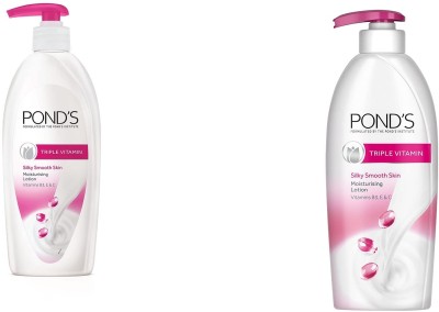 POND's TRIPLE VITAMIN SMOOTH SKIN MOISTURISING LOTION 275 ML X 2(550 g)