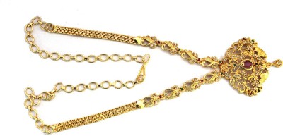 S L GOLD S L GOLD Micro Plated Gold Design Sridevi Necklace N11 for Women Gold-plated Plated Copper Necklace