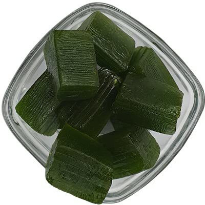 Veganic Khatta Aam Papad 400GM | Premium Dried Raw Mango Cubes Toffee Mango(1 x 400 g)