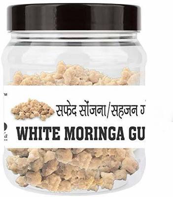 Herbaveda White Moringa gum (50g) |Pure Safed Moringa |sahajan gond | gond sonjana Dried Gum