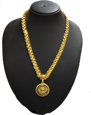LABHUBAMON om Gold-plated Alloy Pendant Gold-plated Alloy Locket Set