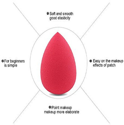 angelie Makeup Foundation Cosmetic Soft Sponge Tear Drop Shaped Powder Puff