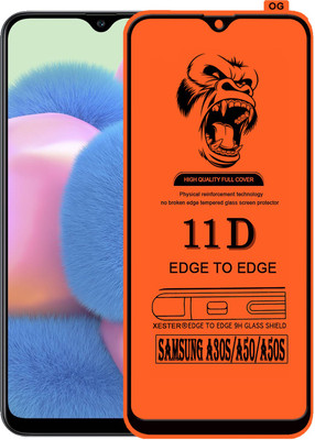 PFOAM Edge To Edge Tempered Glass for SAMSUNG GALAXY A30S(Pack of 1)