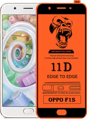 PEPHONE Edge To Edge Tempered Glass for Oppo F1s(Pack of 1)