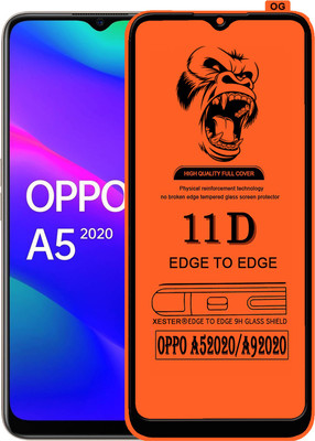 PEPHONE Edge To Edge Tempered Glass for OPPO A5 2020(Pack of 1)