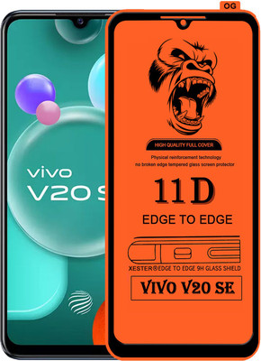 PFOAM Edge To Edge Tempered Glass for VIVO V20 SE(Pack of 1)
