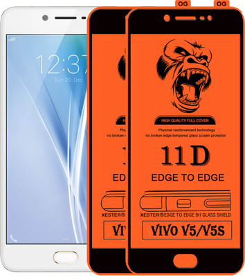 PEPHONE Edge To Edge Tempered Glass for Vivo V5(Pack of 1)