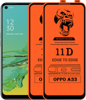 PEPHONE Edge To Edge Tempered Glass for OPPO A33(Pack of 1)