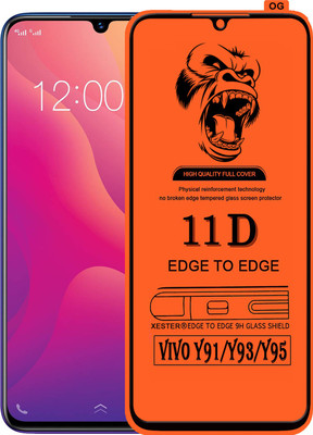 PEPHONE Edge To Edge Tempered Glass for VIVO Y93(Pack of 1)