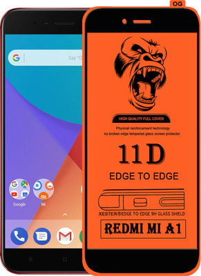 PFOAM Edge To Edge Tempered Glass for Mi A1(Pack of 1)
