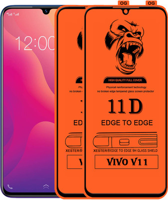PEPHONE Edge To Edge Tempered Glass for VIVO V11(Pack of 1)