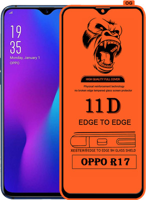 PFOAM Edge To Edge Tempered Glass for OPPO R17(Pack of 1)
