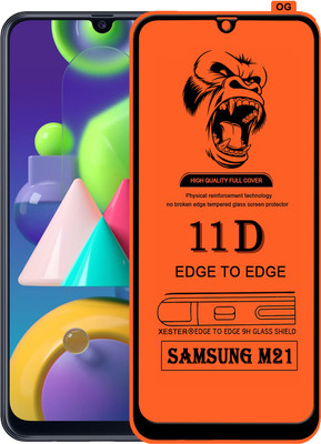 PFOAM Edge To Edge Tempered Glass for SAMSUNG GALAXY M21(Pack of 1)