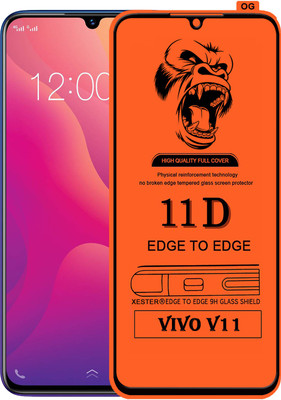 PEPHONE Edge To Edge Tempered Glass for VIVO V11(Pack of 1)