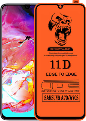 PEPHONE Edge To Edge Tempered Glass for SAMSUNG GALAXY A70(Pack of 1)