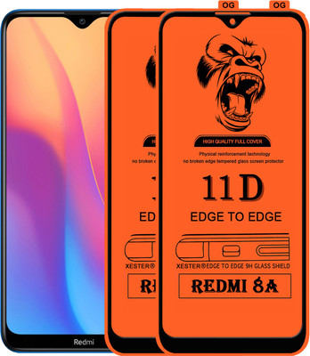 PEPHONE Edge To Edge Tempered Glass for REDMI 8A(Pack of 1)
