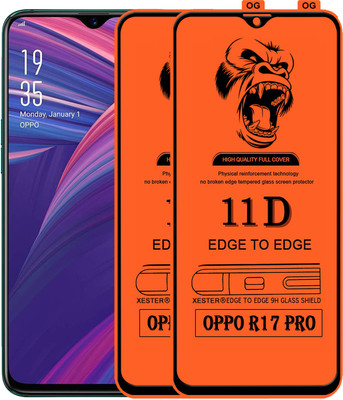 PEPHONE Edge To Edge Tempered Glass for OPPO R17 PRO(Pack of 1)