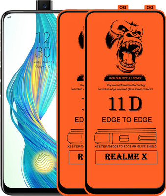 PEPHONE Edge To Edge Tempered Glass for Realme X(Pack of 1)