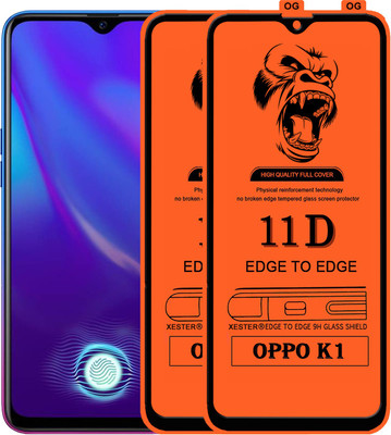 PEPHONE Edge To Edge Tempered Glass for OPPO K1(Pack of 1)