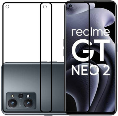 SPRITZEN Edge To Edge Tempered Glass for Realme GT Neo 2(Pack of 2)