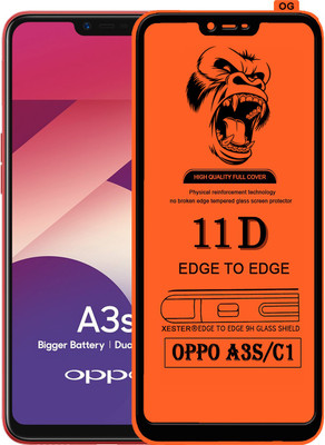 PEPHONE Edge To Edge Tempered Glass for Realme C1(Pack of 1)