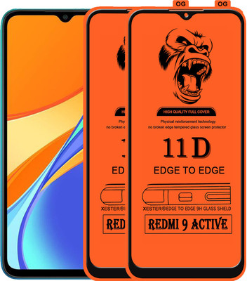 PEPHONE Edge To Edge Tempered Glass for REDMI 9 ACTIVE(Pack of 1)