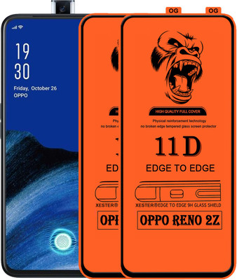 PEPHONE Edge To Edge Tempered Glass for OPPO Reno 2z(Pack of 1)