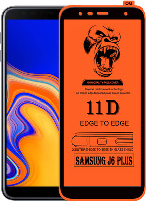 PEPHONE Edge To Edge Tempered Glass for SAMSUNG GALAXY J6 PLUS(Pack of 1)