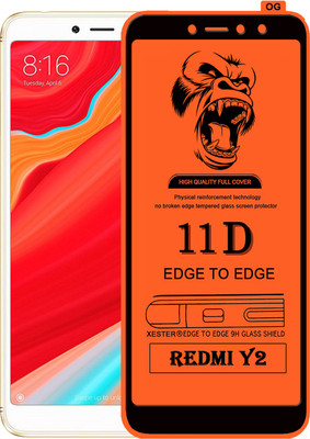 PEPHONE Edge To Edge Tempered Glass for Mi Redmi Y2(Pack of 1)