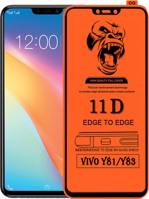 PEPHONE Edge To Edge Tempered Glass for VIVO Y83(Pack of 1)