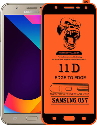 PFOAM Edge To Edge Tempered Glass for Samsung Galaxy On7(Pack of 1)