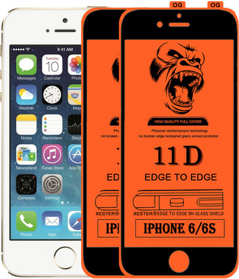 PEPHONE Edge To Edge Tempered Glass for Apple iPhone 6s(Pack of 1)