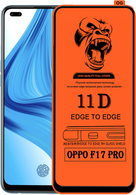 PEPHONE Edge To Edge Tempered Glass for OPPO F17 PRO(Pack of 1)