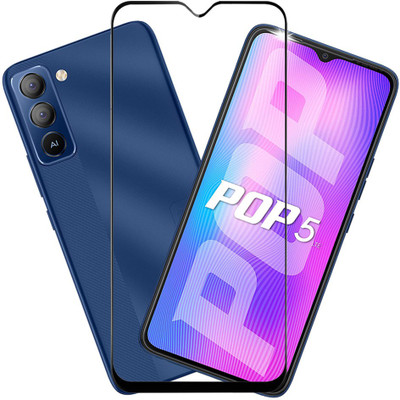 SPRITZEN Edge To Edge Tempered Glass for Tecno POP 5 LTE, Tecno POP 5 Pro(Pack of 1)
