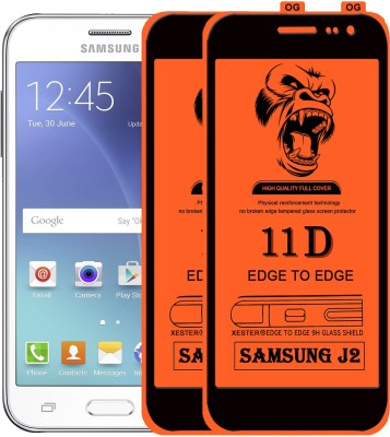 PEPHONE Edge To Edge Tempered Glass for SAMSUNG GALAXY J2(Pack of 1)