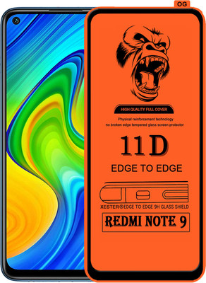 PEPHONE Edge To Edge Tempered Glass for REDMI NOTE 9(Pack of 1)