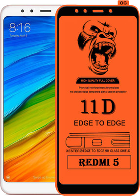 PEPHONE Edge To Edge Tempered Glass for Mi Redmi 5(Pack of 1)