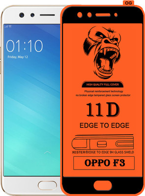 PFOAM Edge To Edge Tempered Glass for Oppo F3(Pack of 1)