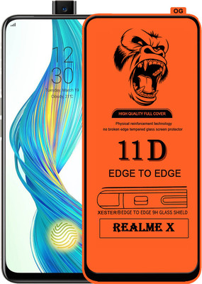 PEPHONE Edge To Edge Tempered Glass for Realme X(Pack of 1)