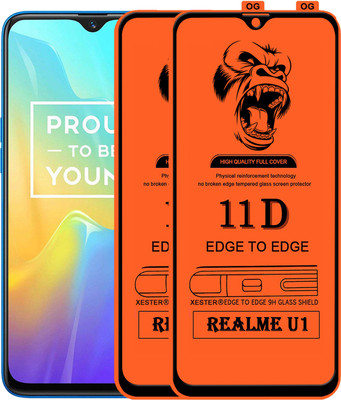 PEPHONE Edge To Edge Tempered Glass for Realme U1(Pack of 1)