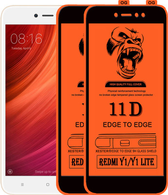PEPHONE Edge To Edge Tempered Glass for Mi Redmi Y1 Lite(Pack of 1)