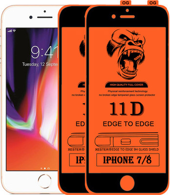 PEPHONE Edge To Edge Tempered Glass for APPLE IPHONE 8(Pack of 1)