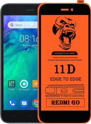 PEPHONE Edge To Edge Tempered Glass for REDMI GO(Pack of 1)