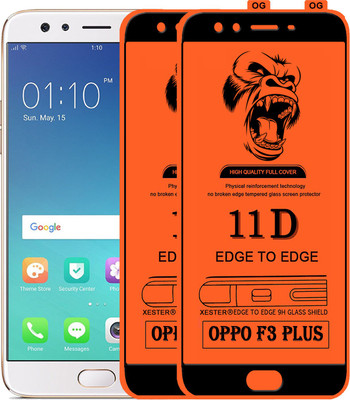 PEPHONE Edge To Edge Tempered Glass for OPPO F3 PLUS(Pack of 1)