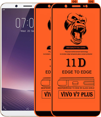 PEPHONE Edge To Edge Tempered Glass for VIVO V7 Plus(Pack of 1)