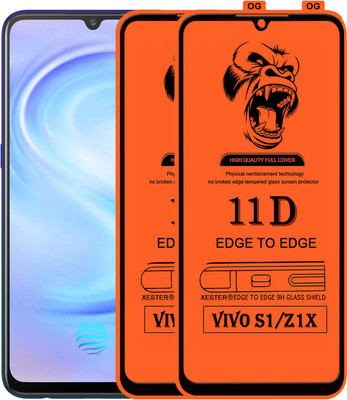 PEPHONE Edge To Edge Tempered Glass for VIVO S1(Pack of 1)