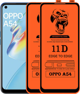 PEPHONE Edge To Edge Tempered Glass for OPPO A54(Pack of 1)