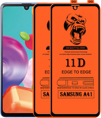 PEPHONE Edge To Edge Tempered Glass for SAMSUNG GALAXY A41(Pack of 1)